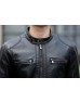 Men Faux Leather Jacket S22