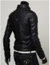 Men faux Leather jacket T7