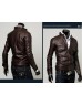 Men faux Leather jacket T6