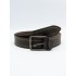 Choco Brown Cow Leather Belt for Men Double Stitch