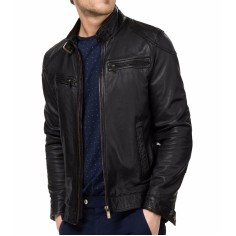 Men Designer Leather Jackets: Bluster