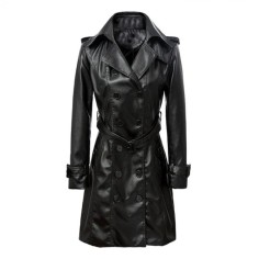 Women faux Leather Coat DP