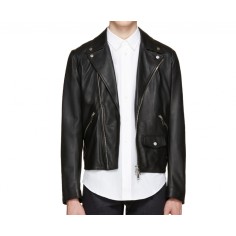 Men Biker Leather Jackets: Adam