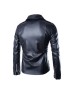 Men Faux Leather Jacket MB-DZ