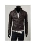 Men faux Leather jacket T7